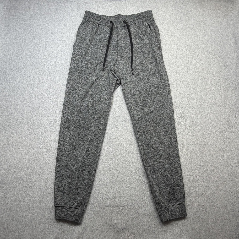 Lululemon Soft Jersey Jogger Pants Mens Medium Gray Knit Stretch Performance